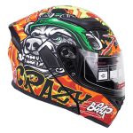 کلاه کاسکت فک متحرک دی ای وان ۱۰۱ مدل Crazy