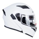 کلاه کاسکت فک متحرک دی ای وان ۱۰۱ مدل White Shine