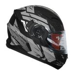 کلاه کاسکت فک متحرک ردلاین مدل ۹۳۵ رنگ مشکی طوسی