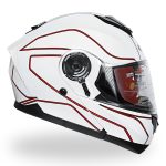 کلاه کاسکت فک متحرک ردلاین مدل ۹۳۷طرح سفید