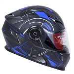 کلاه کاسکت فک متحرک ردلاین مدل ۹۳۹ طرح blue time