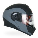 کلاه کاسکت فک متحرک ردلاین مدل ۹۵۵ رنگ مشکی طوسی