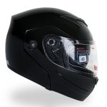 کلاه کاسکت فک متحرک DA1 مدل ۱۰۲ رنگ مشکی براق