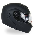 کلاه کاسکت فک متحرک DA1 مدل ۱۰۲ رنگ مشکی مات