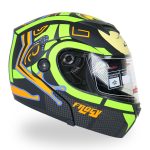 کلاه کاسکت فک متحرک DA1 مدل ۱۰۲ طرح FROGY