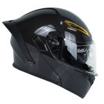 کلاه کاسکت فک متحرک کایک مدل Carbon Fibr Pattern