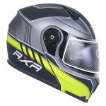 کلاه کاسکت فک متحرک RXR مدل ۶۹۱ رنگ طوسی زرد