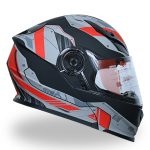 کلاه کاسکت فک محترک ردلاین مدل ۹۳۹ رنگ مشکی قرمز