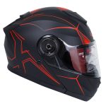 کلاه کاسکت فک محترک ردلاین ۹۳۷ مدل X رنگ قرمز