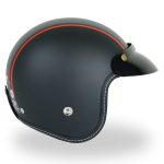 کلاه کاسکت وسپایی ردلاین ۹۳۶ طرح Triumph رنگ مشکی طوسی