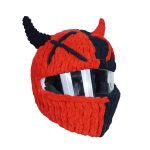 کلاه کاسکت پی مدل NOFACE EVIL RE/BL