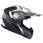 کلاه کاسکت کراس برند ردلاین کد ۷۵۰ رنگ مشکی سفید براق