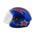 کلاه کاسکت کودکان ویکتوریا مدل BLU04ST رنگ آبی