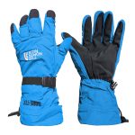 دستکش موتورسواری نورث فیس مدل Gore-Tex رنگ آبی روشن