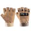 دستکش نیمه موتورسواری اوکلی رنگ خاکی