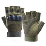 دستکش نیمه موتورسواری اوکلی رنگ یشمی