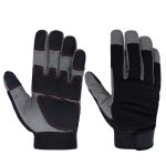 دستکش موتورسواری کد 11 رنگ مشکی طوسی
