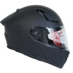 کلاه کاسکت فک متحرک ردلاین کد 960 مشکی مات